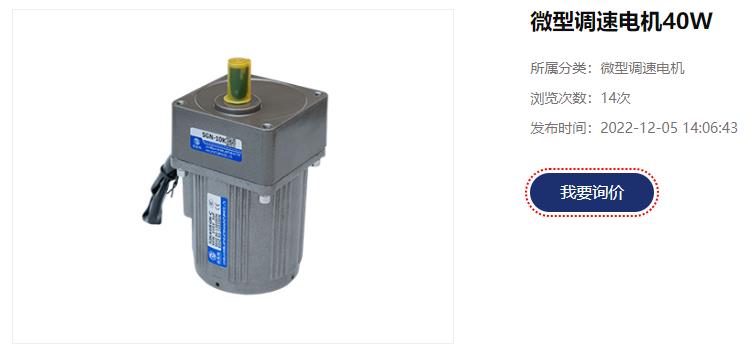 微型調速電機 微型調速電機